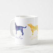 Mug Aquarelle Black Lab (Devant gauche)
