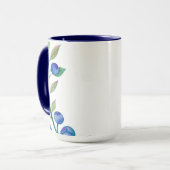 Mug Aquarelle bleu (Devant gauche)