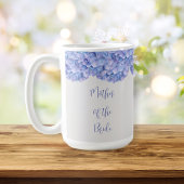 Mug Aquarelle Bleu Hydrangée Mère de la Mariée