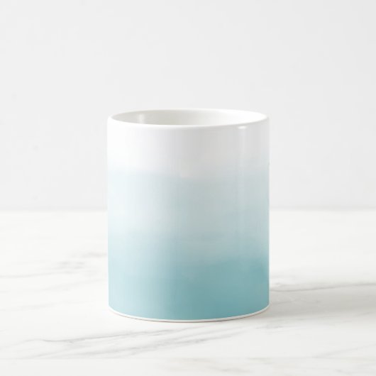 Mug Aquarelle bleue Ombre (Centre)