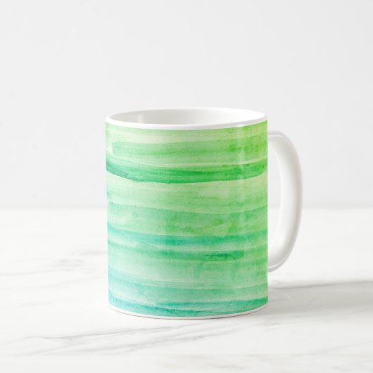 Mug Aquarelle bleue Texture peinture Abstraite (Devant droit)