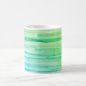 Mug Aquarelle bleue Texture peinture Abstraite (Centre)