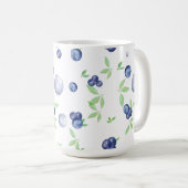 Mug Aquarelle Blueberry (Devant droit)