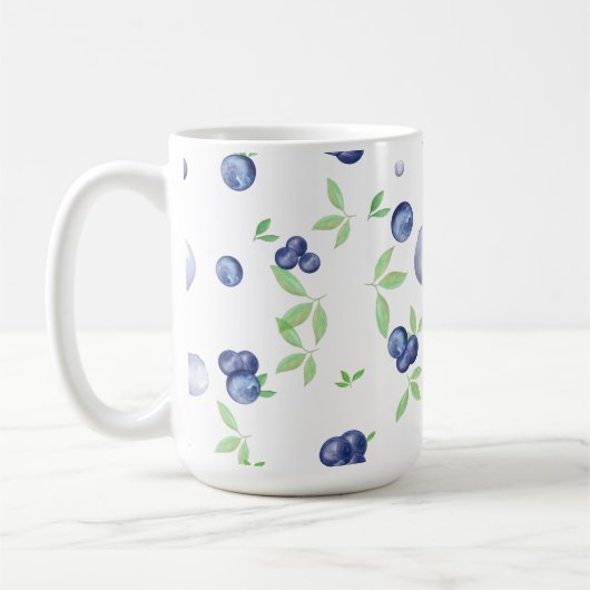 Mug Aquarelle Blueberry (Gauche)