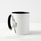 Mug Aquarelle Bluebird Couple Art (Devant gauche)
