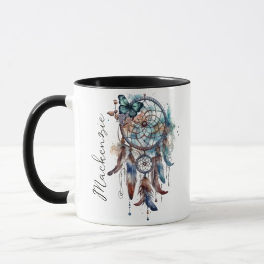 Mug Aquarelle Boho Dreamcatcher (Gauche)