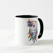 Mug Aquarelle Boho Dreamcatcher (Devant droit)