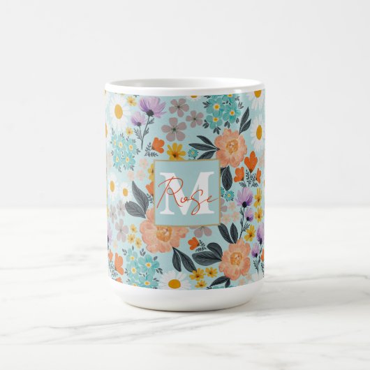 Mug Aquarelle Boho Floral (Centre)