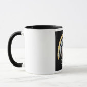 Mug Aquarelle Boho personnalisée Arc-en-ciel (Gauche)