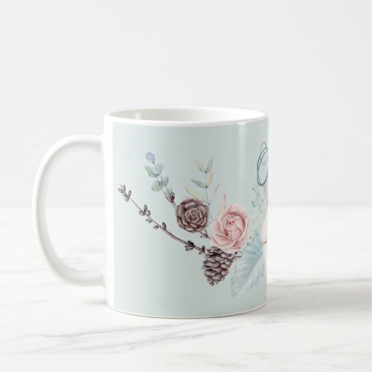 Mug Aquarelle Bois Deer (Gauche)