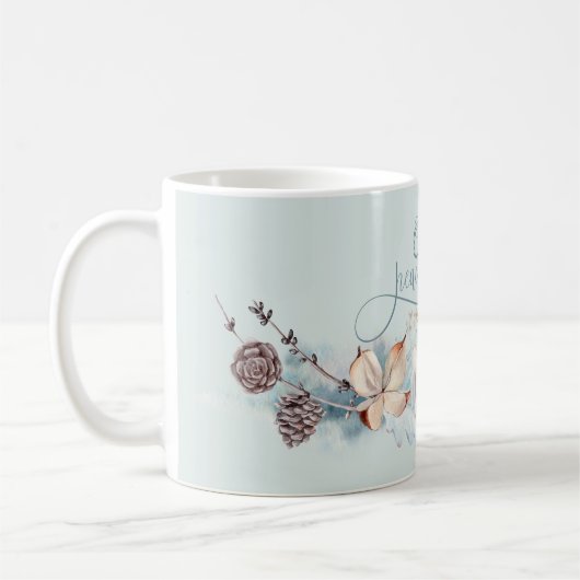 Mug Aquarelle Bois Deer (Gauche)