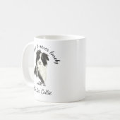 Mug Aquarelle Bordure Collie Chien Animal animal de co (Devant gauche)
