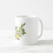 Mug Aquarelle Branche de citron avec fleurs - Botaniqu (Devant droit)