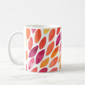 Mug Aquarelle brosse a éclaté jaune et orange (Gauche)