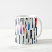 Mug Aquarelle brosse, coloré et transparent (Devant droit)
