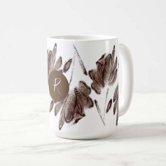 Mug Aquarelle Brown sur mesure (Devant droit)