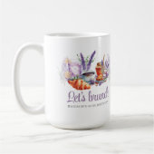 Mug Aquarelle Brunch Anniversaire Personnalisé (Gauche)