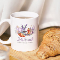 Aquarelle Brunch Anniversaire Personnalisé