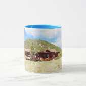 Mug Aquarelle Cabine Country Life (Centre)