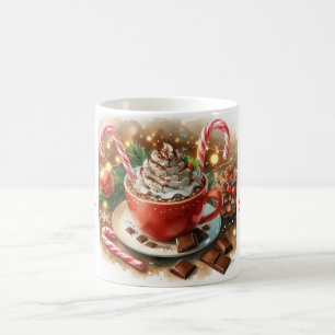 Mug Aquarelle cacao de Noël Joyeux Noël
