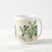 Mug aquarelle, cactus (Devant droit)
