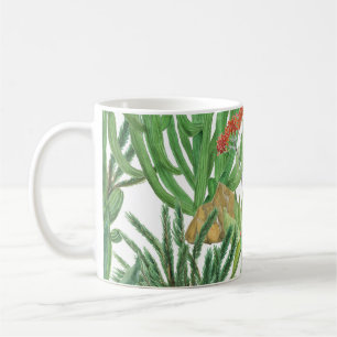Mug Aquarelle Cactus : Peinture Motif transparente