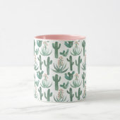 Mug Aquarelle Cactus & Succulents Motif du désert rose (Centre)