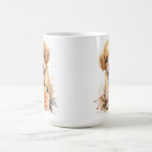 Mug Aquarelle cadeau Golden Retriever mignon Chien chi (Centre)