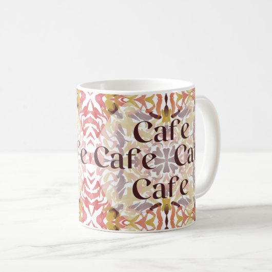 Mug Aquarelle Café espagnol (Devant droit)