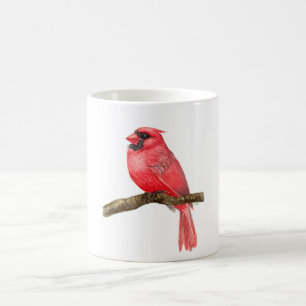 Mug Aquarelle cardinale