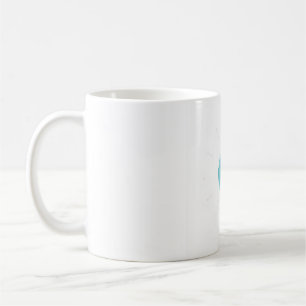 Mug Aquarelle Céleste - Sarcelle et Violet