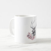 Mug Aquarelle Cerf (Devant gauche)