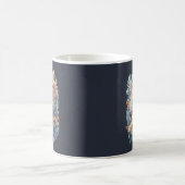 Mug Aquarelle Chat Floral Mignon Splash (Centre)