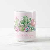 Mug Aquarelle Chic Succulents (Centre)