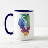Mug Aquarelle Chicago (Gauche)