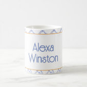 Mug Aquarelle Chinoiserie Orange Tree Topiary (Centre)