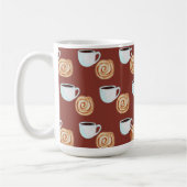 Mug Aquarelle Cinnamon Bun Pastry Café (Gauche)