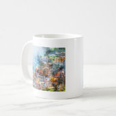 Mug Aquarelle Cinque Terre Italie (Devant gauche)