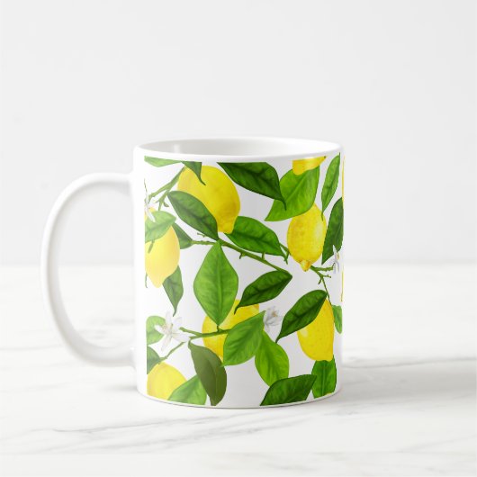 Mug Aquarelle Citron (Gauche)