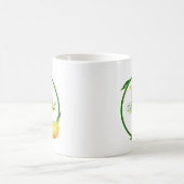 Mug Aquarelle Citrons 🍋 ✨ Nom et Monogramme (Centre)