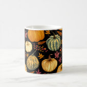Mug Aquarelle Citrouilles : Automne Motif sans couture (Centre)