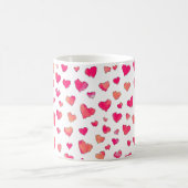 Mug Aquarelle Coeur Art Motif (Centre)