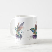 Mug Aquarelle Colibri Musique (Devant gauche)