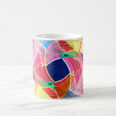 Mug Aquarelle colorée Abstraite, arrière - plan fantas (Centre)