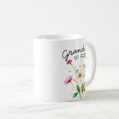 Mug Aquarelle Colorée Fleurs sauvages première fois gr (Devant droit)
