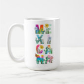 Mug Aquarelle colorée Mexicana Female (Gauche)