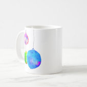Mug Aquarelle colorée moderne fête de Noël (Devant gauche)