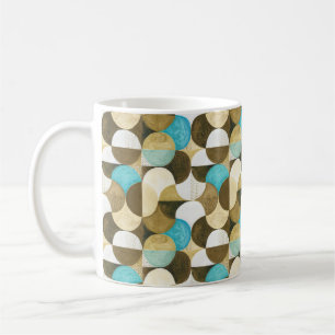 Mug Aquarelle colorée moderne géométrique transparente