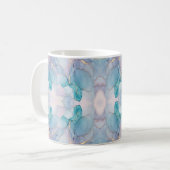 Mug aquarelle conception abstraite (Devant gauche)