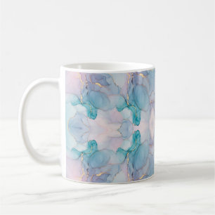 Mug aquarelle conception abstraite